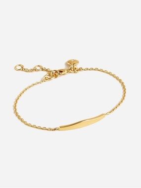 J. Crew DELICATE ADJUSTABLE BAR BRACELET